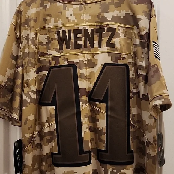 Nike Salute to Service Philadelphia Eagles #11 Wentz Jersey New With Tags - Picture 6 of 6